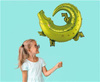 Balon foliowy krokodyl, 80cm x 71cm