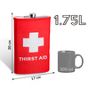 Gigantyczna Piersiówka Thirst Aid pierwsza pomoc