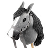 Skippi Kantar dla Hobby Horse - wodze, 2 wymienne futerka - szary