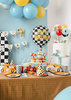 Balonowy topper na tort Autko, mix, 29 cm