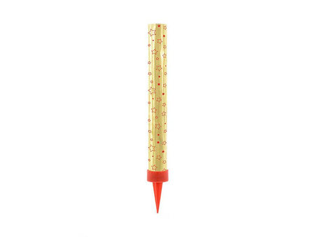 Fontanny na tort, złoty, 12cm, 4 szt.
