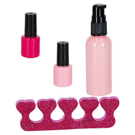 Kuferek zestaw kosmetyków do makijażu i paznokci makeup dla dzieci 22 elementy