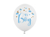 Balony lateksowe It's a Boy, Pastel Pure White, 30cm, 6 szt.
