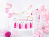 Balon foliowy "It's a girl" na baby shower serce różowe 48cm