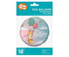 Balon Foliowy, Happy Birthday lisek, 46 cm