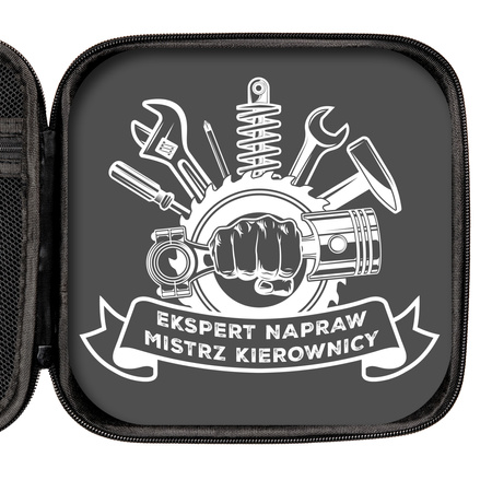 Prezent Miłośnika Moto - Kubek Opona,  Łyżeczka Klucz, Opaska Magnetyczna