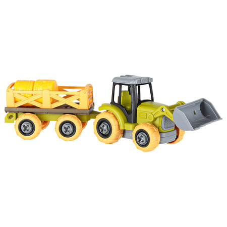 Farma traktor z przyczepą ciągnik do skręcania zwierzęta śrubokręt