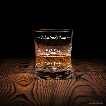 Szklanka do whisky Walentynki dla niej niego