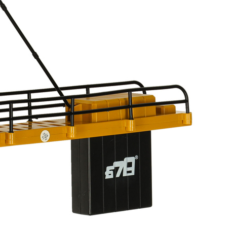 Dźwig Żuraw budowlany zdalnie sterowany  RC z hakiem 4CH 128cm