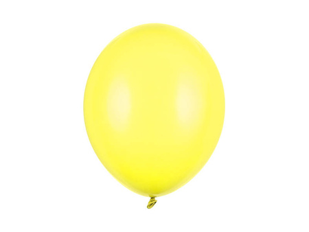 Balony lateksowe Strong , Żółte, Pastel Lemon Zest, 30cm, 50 szt