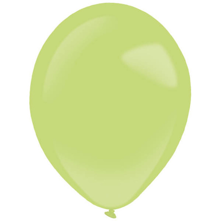 Balony lateksowe Kiwi,  Decorator Metallic Kiwi Green, 12cm, 100 szt.