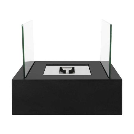 Biokominek wolnostojący stołowy bezdymny na biopaliwo prostokątny