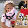 Różowy Hobby Horse Skippi A5  - lekki i poręczny - prezent dla dziewczynki
