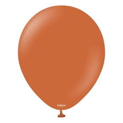 Balony lateksowe Retro Rust Orange, pomarańczowy, 13 cm, 100 szt.