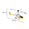 Helikopter zdalnie sterowany na pilota RC SYMA S107H 2.4GHz RTF żółty