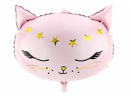 Balon foliowy Kotek różowy 48cm x 36cm