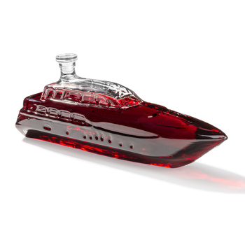 Karafka Yacht 1L - akcesoria do whisky - w kształcie luksusowego jacht -u