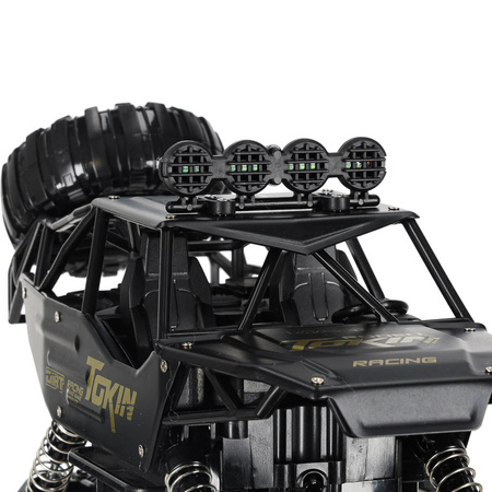 Samochód zdalnie sterowany na pilota RC Rock Crawler 1:12 4WD METAL czarny