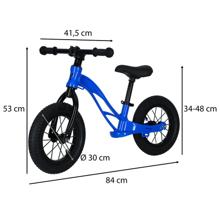 Rowerek biegowy Trike Fix Active X2 rower lekki 3,7 kg pompowane koła niebieski
