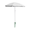 Parasol ogrodowy plażowy regulowany łamany składany UV 150cm szary