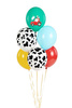 Balony lateksowe Farma, traktor 30cm, 6 sztuk