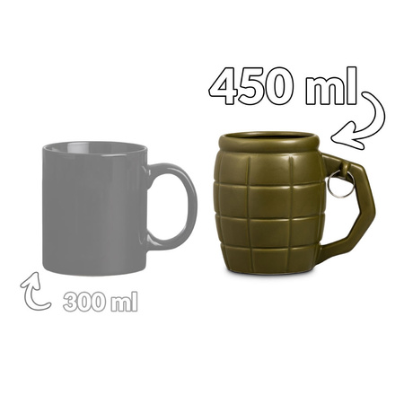Kubek Granat Zielony 450ml na Dzień Chłopaka
