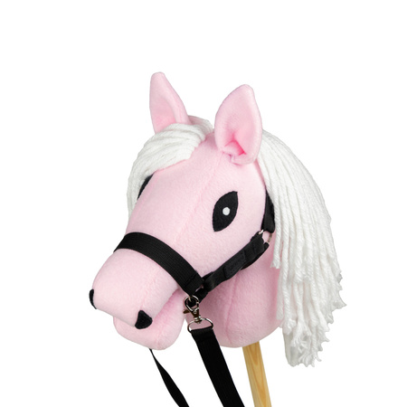 Różowy Hobby Horse Skippi A5  - lekki i poręczny - prezent dla dziewczynki