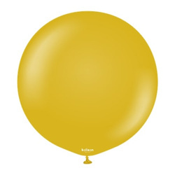 Balony lateksowe Mustard, musztardowe 45 cm, 1 szt.