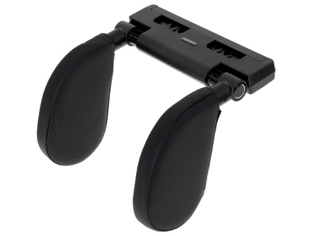 Zagłówek samochodowy poduszka podróżna oparcie na głowę szyje do samochodu regulowane czarny