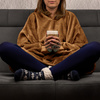 Bluzair Bluza Koc Hoodie Oversize Polska Toffee