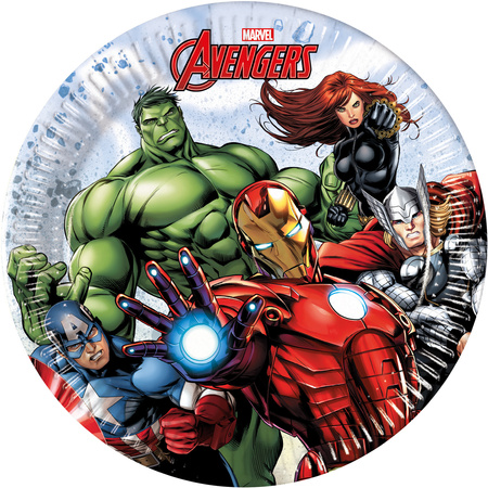 Talerzyki  Avengers Infinity Stones, 20 cm, 8 szt.