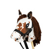 Hobby Horse Skippi A5 - łaciaty - nakrapiany - brązowo biały - dla dziecka