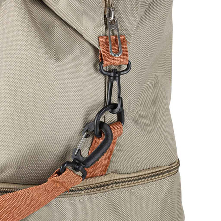 Torba podróżna sportowa bagaż podręczny do samolotu turystyczna beżowa