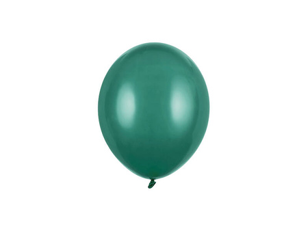 Balony lateksowe Strong Butelowa Zieleń, Pastel Bottle Green, 12cm, 100 szt