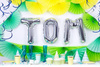 Balon foliowy Litera S 35cm, Srebrna