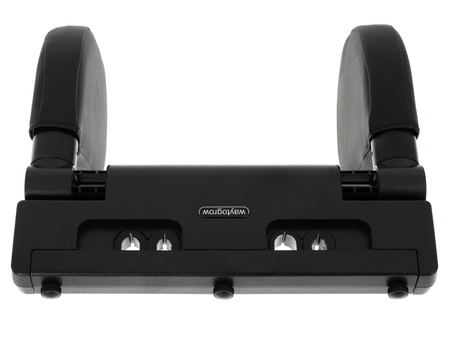 Zagłówek samochodowy poduszka podróżna oparcie na głowę szyje do samochodu regulowane czarny