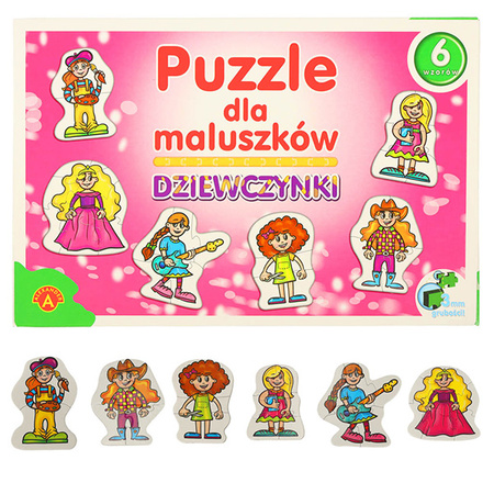 ALEXANDER Puzzle dla maluszków - dziewczynki 2+