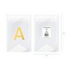 Baner DIY 16x12 cm - literka A
