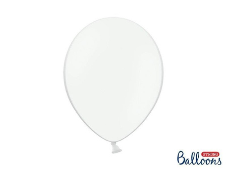 Balony Strong Pastel Pure biały 30cm 100 sztuk