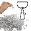 Karabińczyk metalowy rybka 2 mm 500 szt.