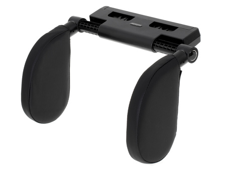 Zagłówek samochodowy poduszka podróżna oparcie na głowę szyje do samochodu regulowane czarny