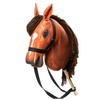 Skippi Hobby Horse z kantarem - bursztyn - A3 HH - prezent na dzień dziecka