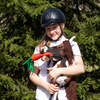 Zestaw Skippi - Hobby Horse Gniado - srokaty i przeszkoda do skakania 135 cm