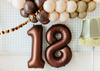Balony lateksowe Strong, Pastel Cappuccino, 30cm, 100 szt.