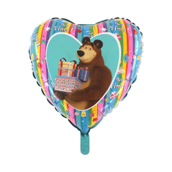 Balon Foliowy Masha i Niedźwiedź prezenty 46cm Grabo
