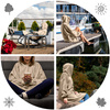 Bluzair Bluza Koc Hoodie Oversize Polska Beżowy