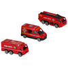 Transporter samolot + 3 auta straż pożarna