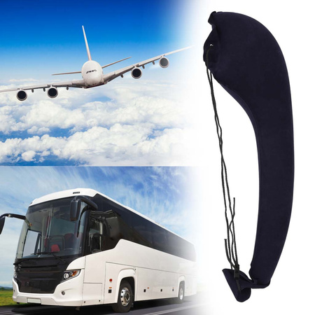 Poduszka podróżna nadmuchiwana boczna na ramię z zaczepem