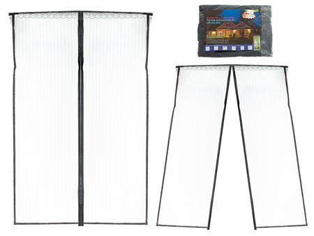 Moskitiera siatka magnetyczna na drzwi 100x210cm CZARNA